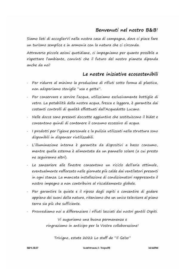 Il Gelso ξενώνας Trivigno Εξωτερικό φωτογραφία